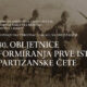 80 obljetnica formiranja prve istarske partizanske cete